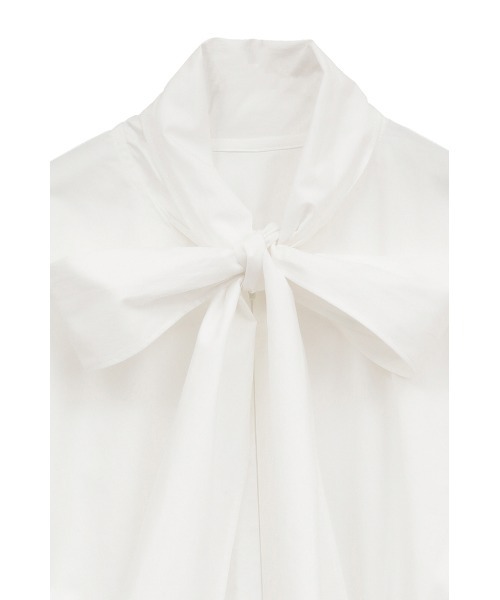 ブラウス シャツ RIBBON ZIP SHIRTS レディースの画像