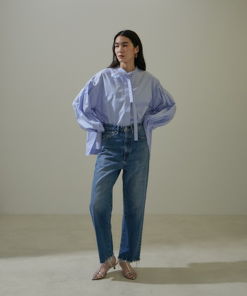 「SALON adam et rope'」 長袖ブラウス FREE ブラック レディース_画像5