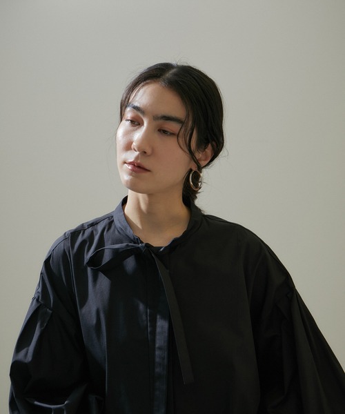 「SALON adam et rope'」 長袖ブラウス FREE ブラック レディース_画像7