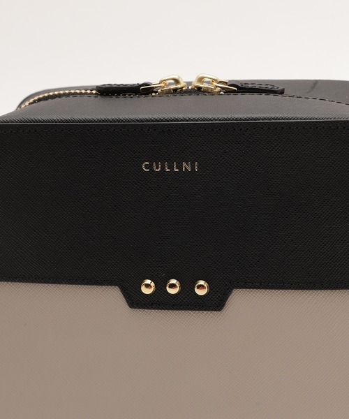 cullni/クルニ スクエアレザーショルダーバッグ CULLNI(クルニ)｜Square Leather ショルダーバッグ/マッシュルーム の
