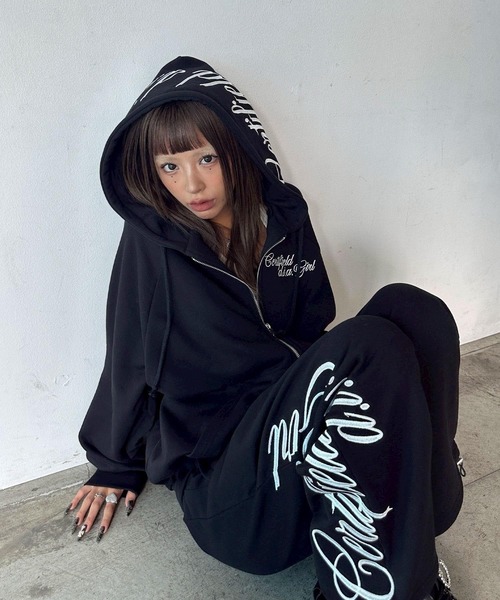 DAIYA（ダイヤ） パーカー オーバーサイズ フーディー ジップパーカー