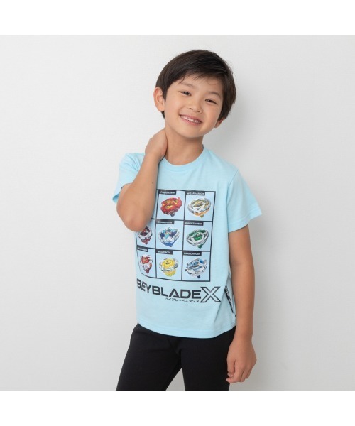 tシャツ BEYBLADE X ベイブレードエックス 半袖Tシャツ ボックスアート