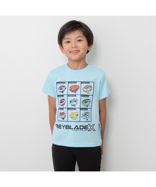 tシャツ BEYBLADE X ベイブレードエックス 半袖Tシャツ ボックスアート