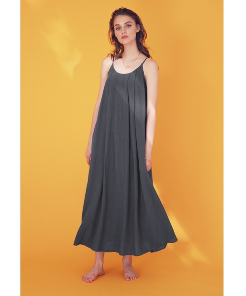 「ALEXIA STAM」 キャミソールワンピース FREE イエロー レディース_画像8