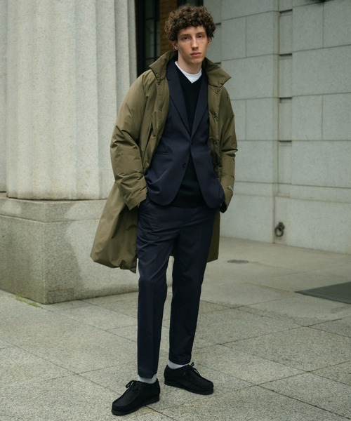 「+phenix」 ダウンコート X-LARGE ネイビー メンズ_画像5