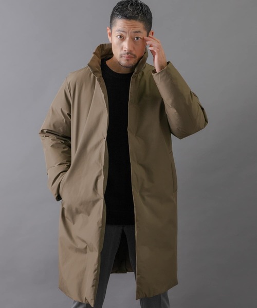 ルネ♡ダウンコート セール】2wayフロントジップミドル中綿コート（ダウンジャケット