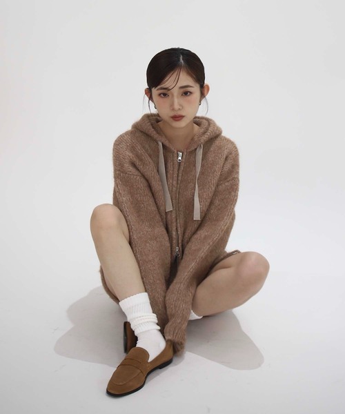 Luan（ルアン） ニット セーター 「Luan」KNIT HOODIE/ニット