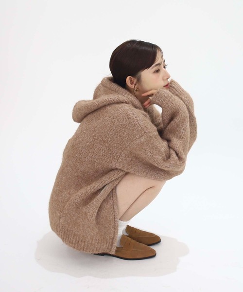 Luan（ルアン） ニット セーター 「Luan」KNIT HOODIE/ニット