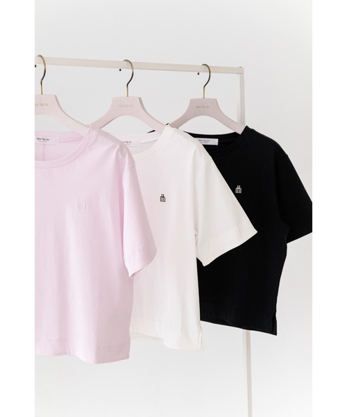 「Her lip to」 半袖Tシャツ FREE ホワイト レディース_画像4