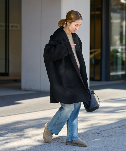 FRAMeWORK（フレームワーク） コート FREE ブラック レディース