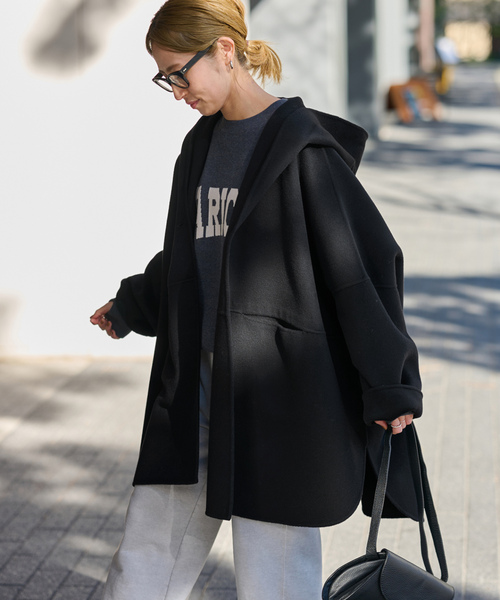 FRAMeWORK（フレームワーク） コート FREE ブラック レディース