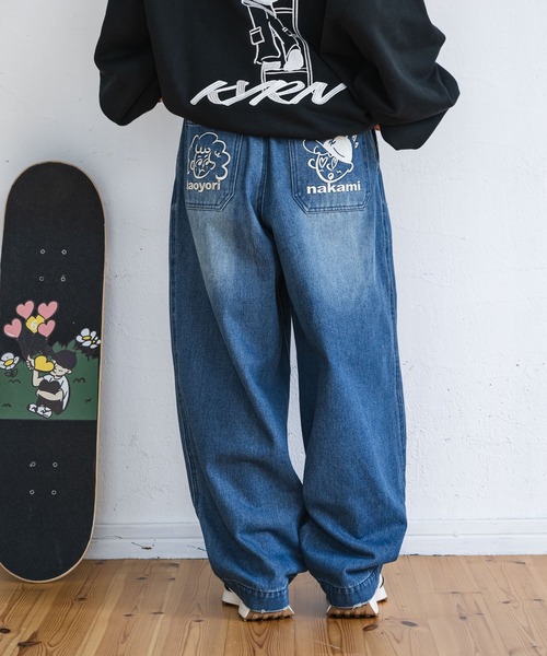 kaoyorinakami デニムパンツ X-LARGE ブルー メンズ : ZOZOTOWN Yahoo