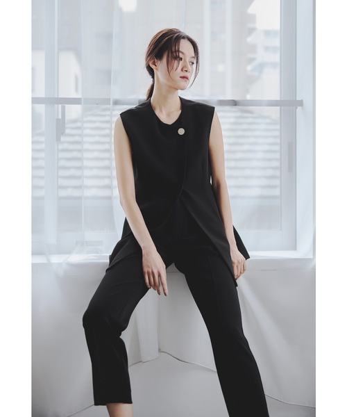 niana（ニアナ） セットアップ アシンメトリージレパンツスーツ 2点