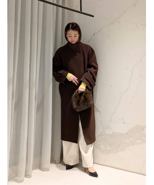 新品未使用タグ付き✨22AW✨アルアバイル ビーバースタンドショートコート M セール】 ビーバースタンドショートコート （その他アウター