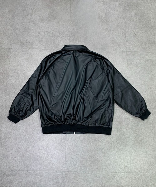 link lot 革ジャン ライダース ルーズシルエット パイピングデザイン
