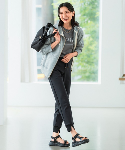 「BARNYARDSTORM」 イージーパンツ 1 カーキ レディース_画像5