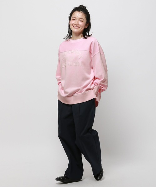 niko and…（ニコアンド） スウェットカットソー FREE ピンク