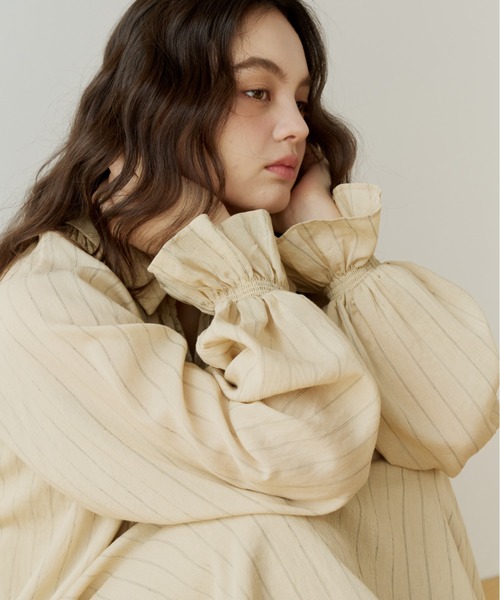OLUN ワンピース stripe onepiece/ストライプワンピース : ZOZOTOWN