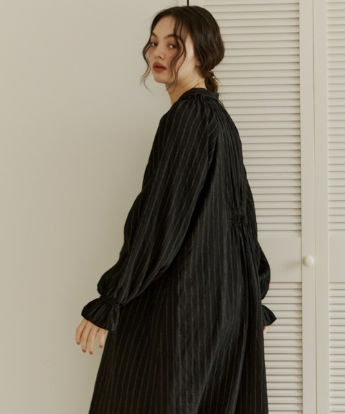 OLUN ワンピース stripe onepiece/ストライプワンピース : ZOZOTOWN