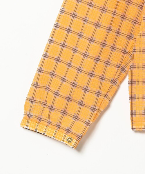 ナイロンジャケット Swing Jacket Hoodie Nylon Airy Plaid メンズの画像
