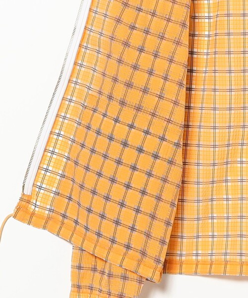 ナイロンジャケット Swing Jacket Hoodie Nylon Airy Plaid メンズの画像