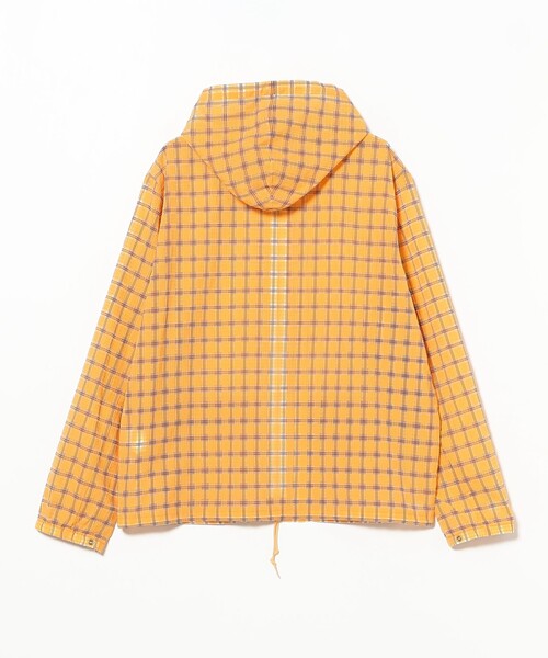 ナイロンジャケット Swing Jacket Hoodie Nylon Airy Plaid メンズの画像