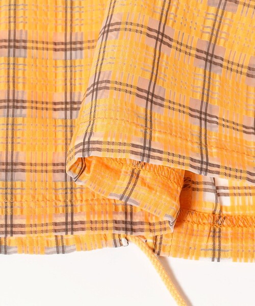 ナイロンジャケット Swing Jacket Hoodie Nylon Airy Plaid メンズの画像