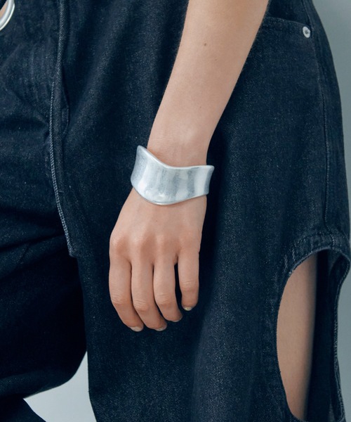 「GOLDY」 バングル FREE シルバー レディース_画像7