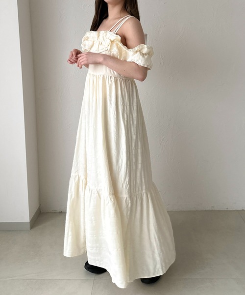 「apres jour clair」 キャミソールワンピース X-LARGE アイボリー レディース_画像5