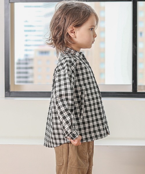 「n.o.u.s」 「KIDS」長袖シャツ 120cm ブラック キッズ_画像2