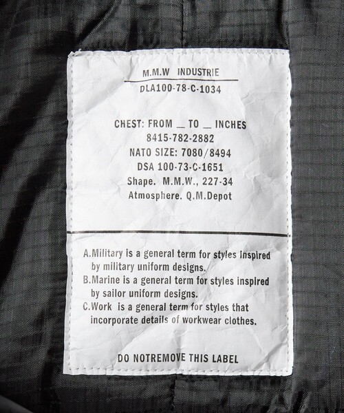 「FREAK'S STORE」 ブルゾン SMALL ブラック メンズ_画像9