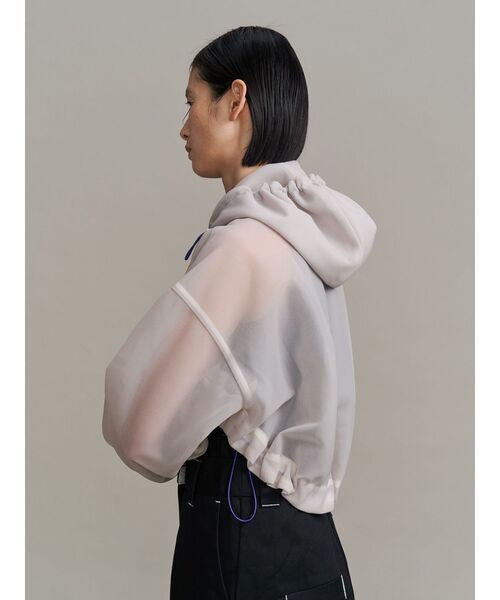 UN3D.（アンスリード） ブルゾン アウター SPONGY SHEER SHORT BLOUSON