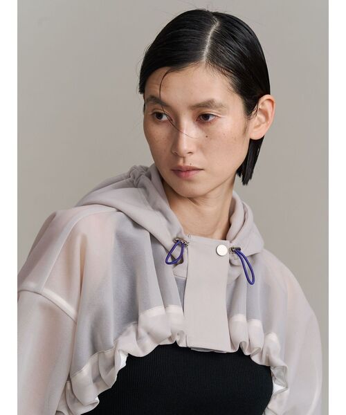 UN3D. アウター　ショートブルゾン　新品　アンスリード UN3D.（アンスリード） ブルゾン アウター SPONGY SHEER SHORT BLOUSON