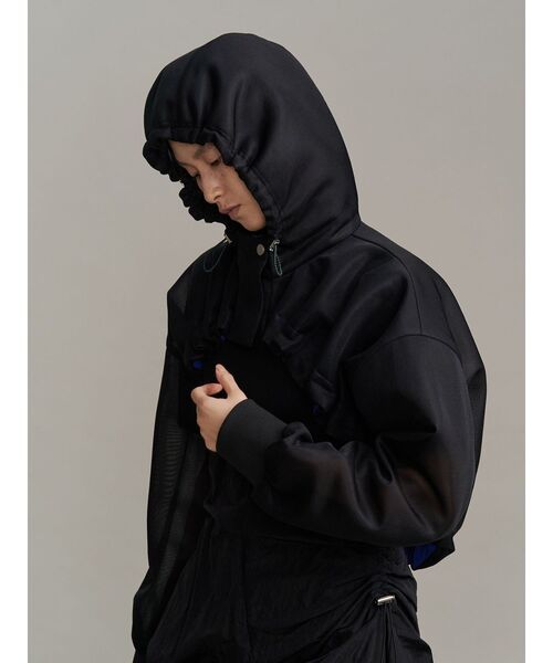 UN3D. アウター　ショートブルゾン　新品　アンスリード UN3D.（アンスリード） ブルゾン アウター SPONGY SHEER SHORT BLOUSON