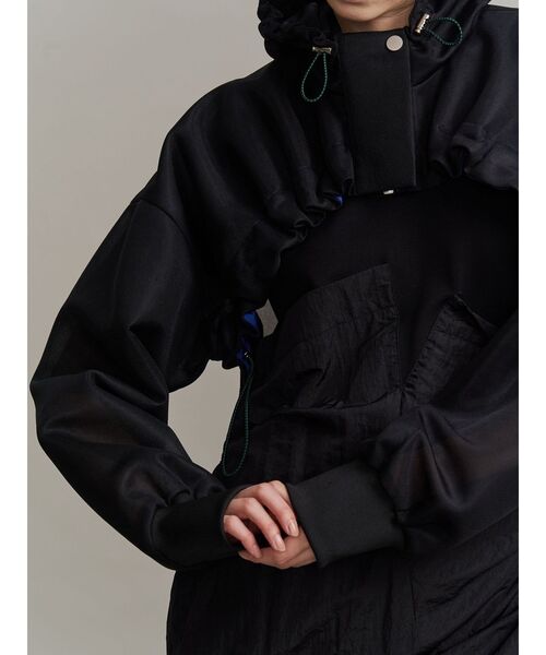 UN3D.（アンスリード） ブルゾン アウター SPONGY SHEER SHORT BLOUSON