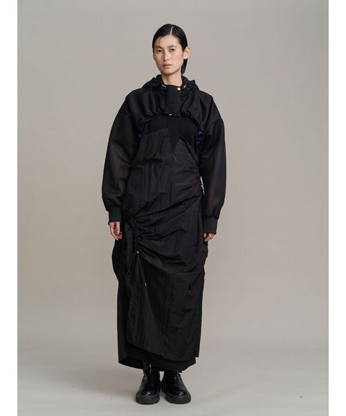 UN3D.（アンスリード） ブルゾン アウター SPONGY SHEER SHORT BLOUSON