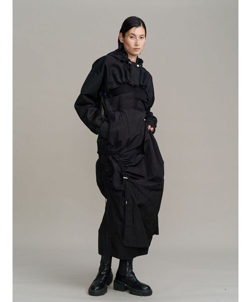 UN3D.（アンスリード） ブルゾン アウター SPONGY SHEER SHORT BLOUSON