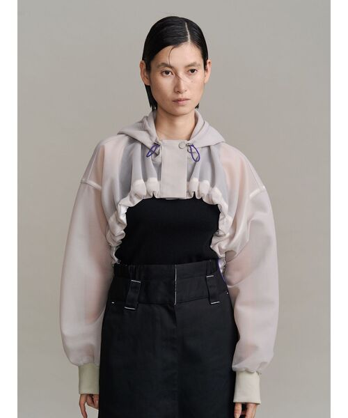 UN3D.（アンスリード） ブルゾン アウター SPONGY SHEER SHORT BLOUSON