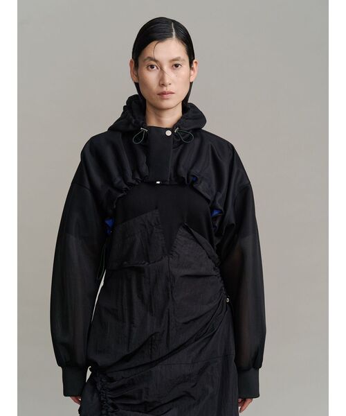 UN3D. アウター　ショートブルゾン　新品　アンスリード UN3D.（アンスリード） ブルゾン アウター SPONGY SHEER SHORT BLOUSON