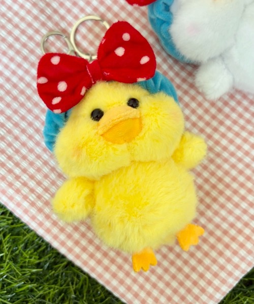 WEGO（ウィゴー） キーホルダー WEGO/ヘアバンドひよこぬいぐるみ