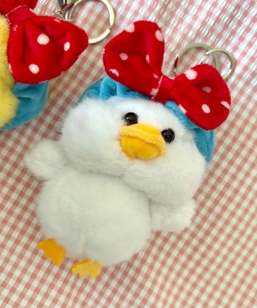 WEGO（ウィゴー） キーホルダー WEGO/ヘアバンドひよこぬいぐるみ