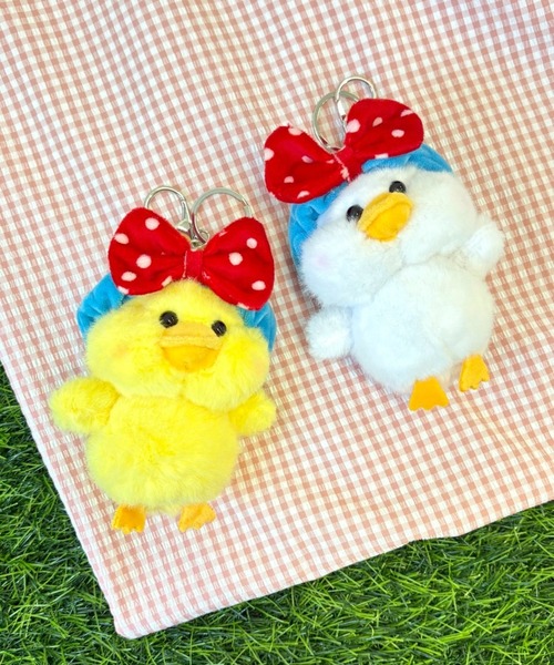 WEGO（ウィゴー） キーホルダー WEGO/ヘアバンドひよこぬいぐるみ