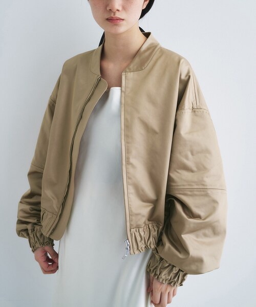 CODE A ブルゾン アウター satin bomber jacket レディース : ZOZOTOWN