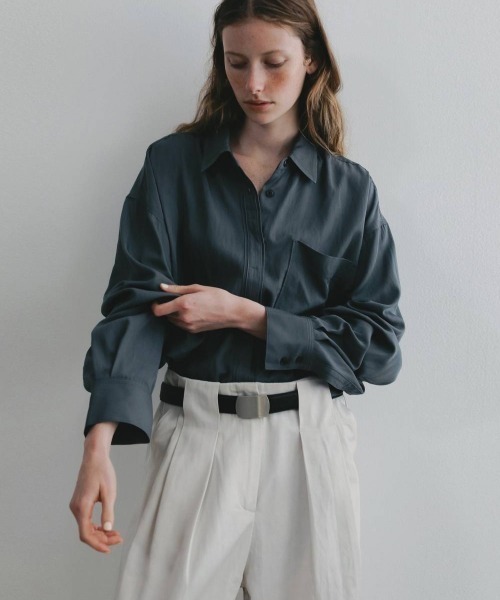 anuke（アンヌーク） パンツ anuke Twill Loose Pants レディース