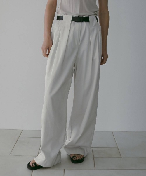 anuke（アンヌーク） パンツ anuke Twill Loose Pants レディース