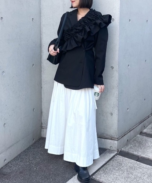 STYLEMIXER（スタイルミキサー） スカート タックプリーツフレア