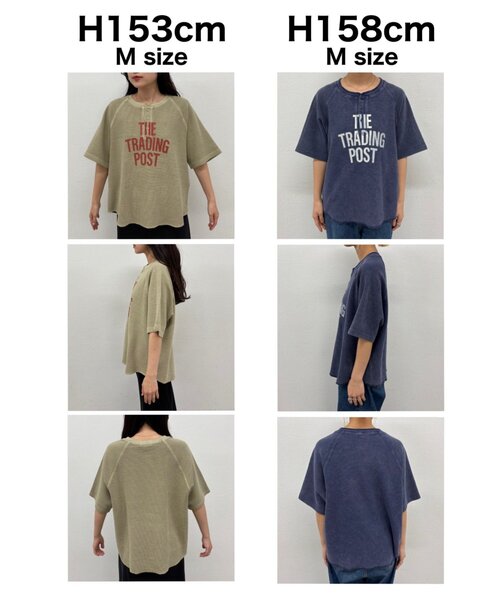 パパス ヘンリーネック Tシャツ メンズ M L グレー 半袖 トップス