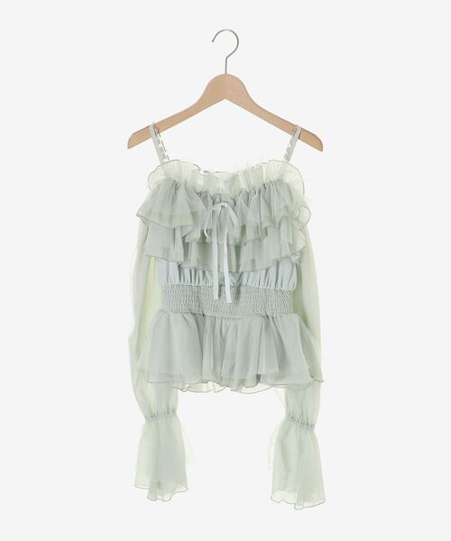 MAJESTIC LEGON（マジェスティックレゴン） ブラウス シャツ チェーン