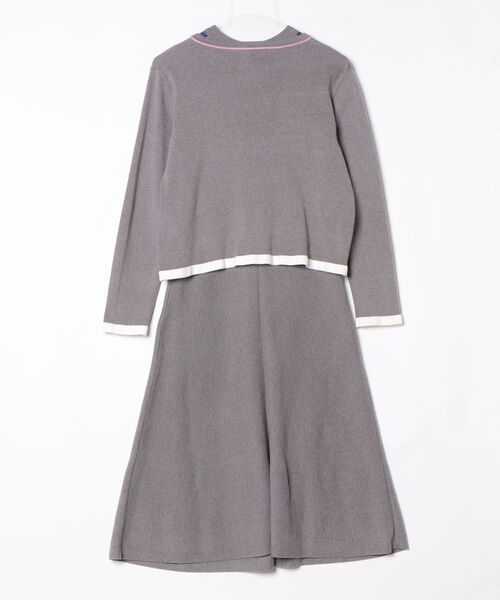「Chesty」 ニットワンピース 0 グレー レディース_画像2