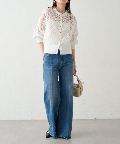 「LOUNGEDRESS」 デニムパンツ MEDIUM ブルー レディース_画像3